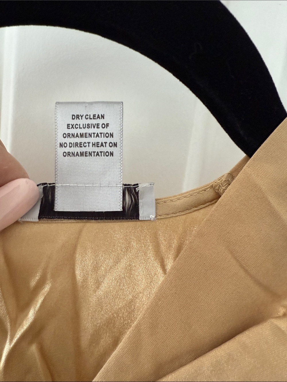 Cache Gold Silk Sleeveless Top with Beaded Detail - Picture 3 of 6